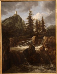 Landscape with Waterfall